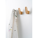 Porte-manteaux LUV WOOD L49.7 bois noir bois